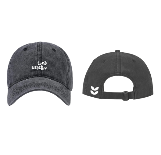 GORRA LOKA NEGRO DESLAVADO