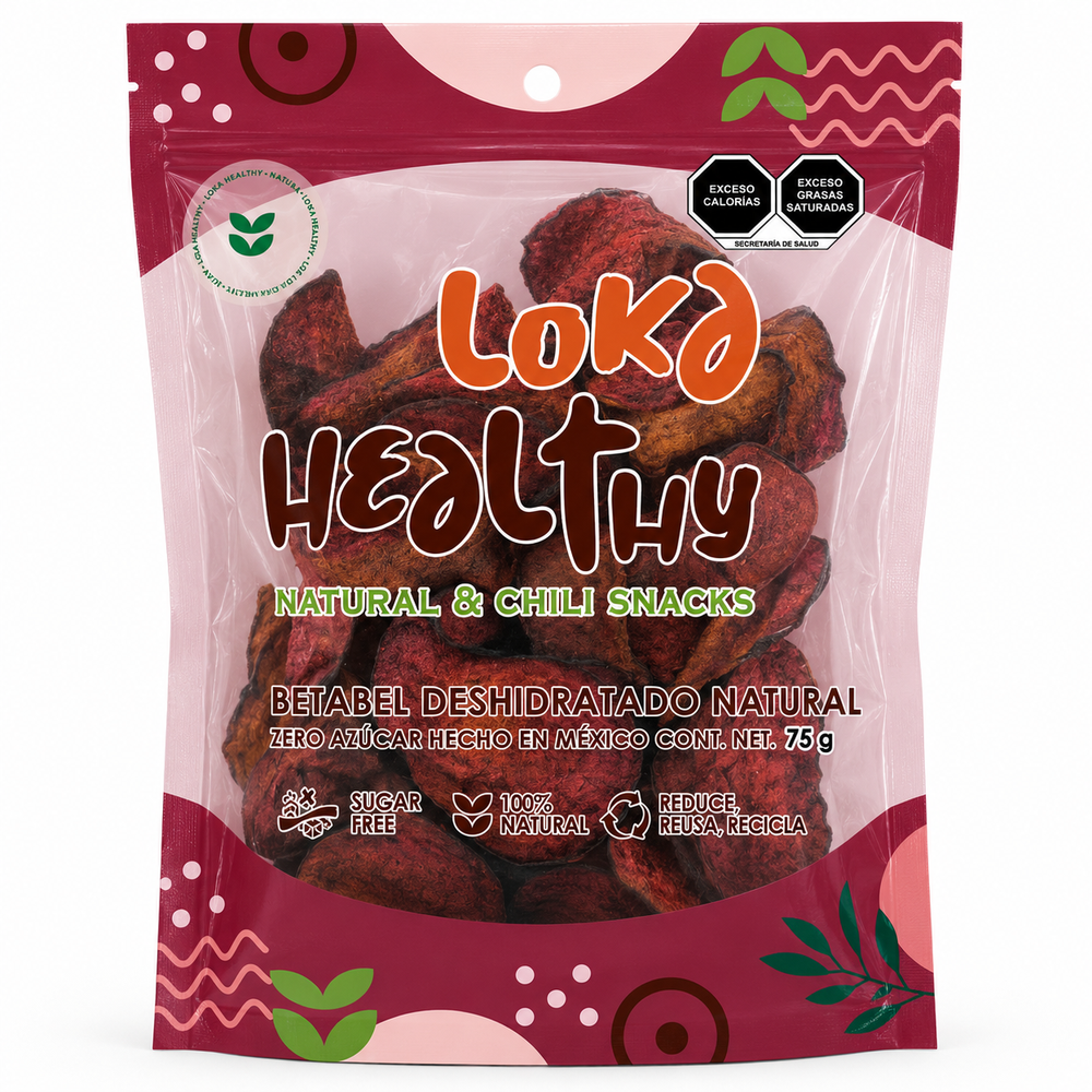 Chips de betabel deshidratado