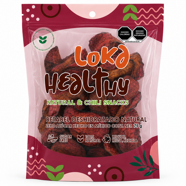 Chips de betabel deshidratado