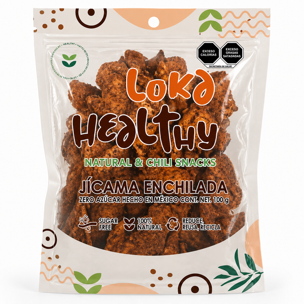 Chips jícama con chile