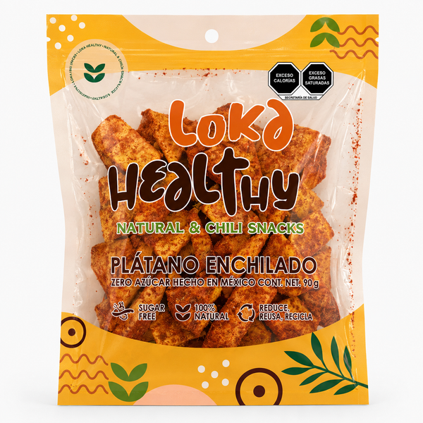 Chips plátano con chile