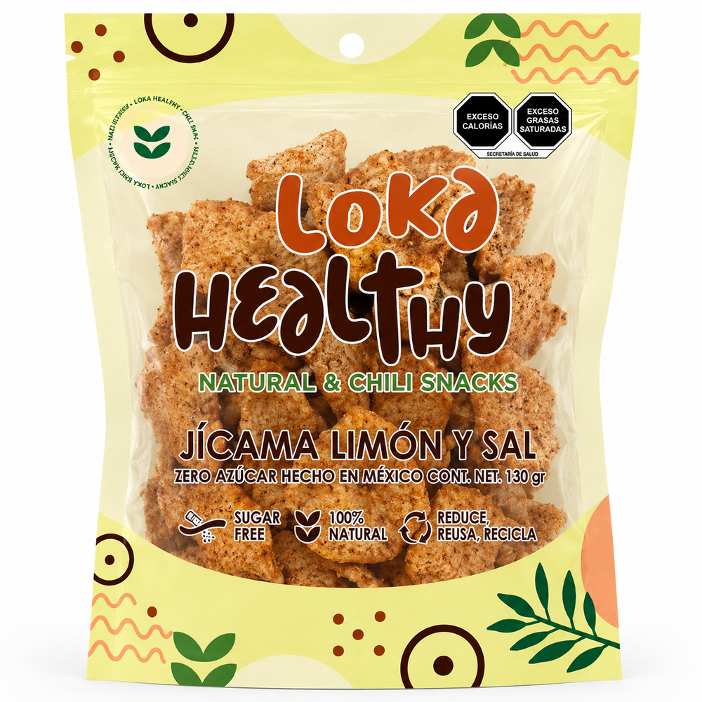Chips jícama limón