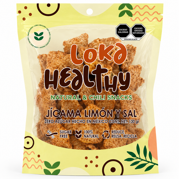 Chips jícama limón