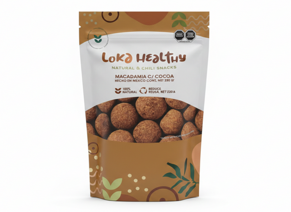 Macadamia con cocoa 230g