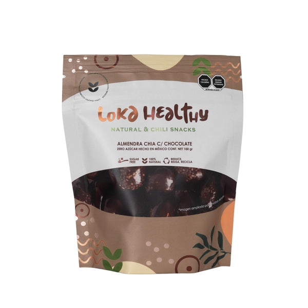 Mini almendra chocolate y chía 100g