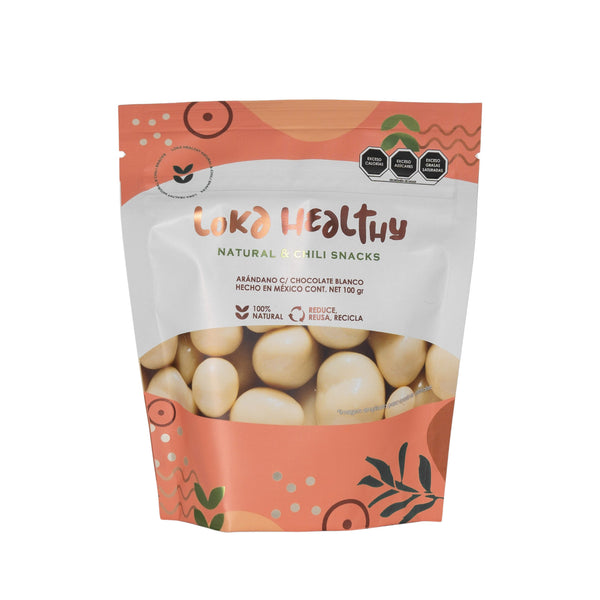 Mini arándano chocolate blanco 100g