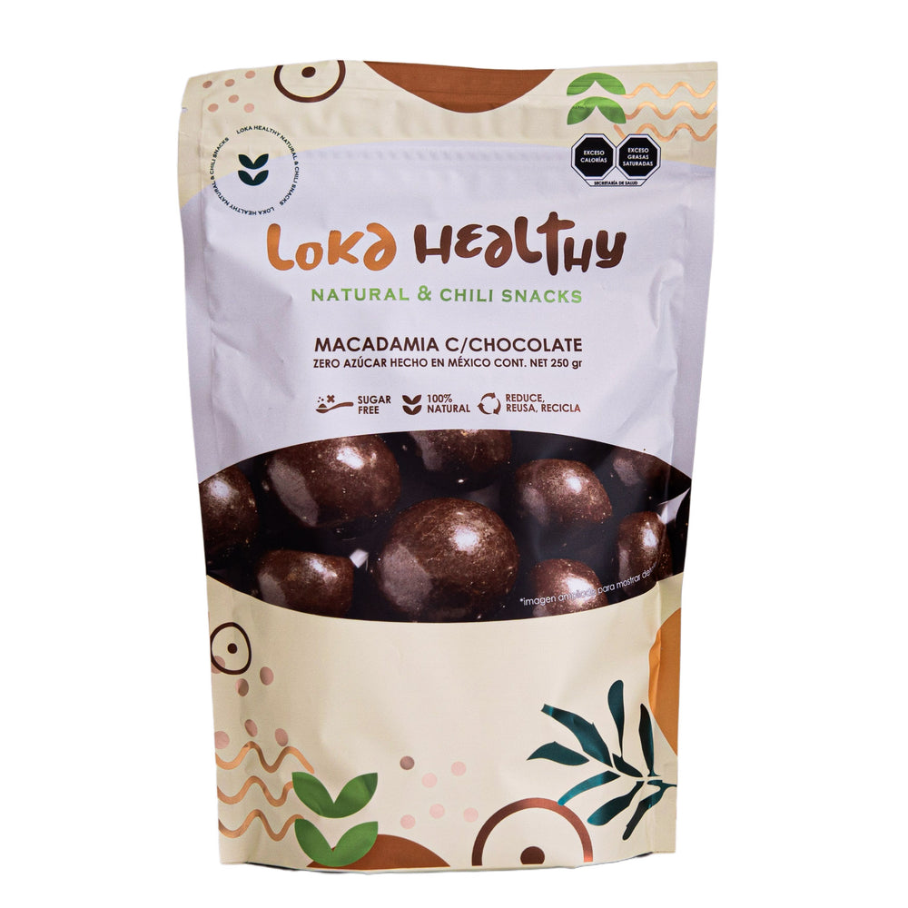 Macadamia chocolate sin azúcar 230g