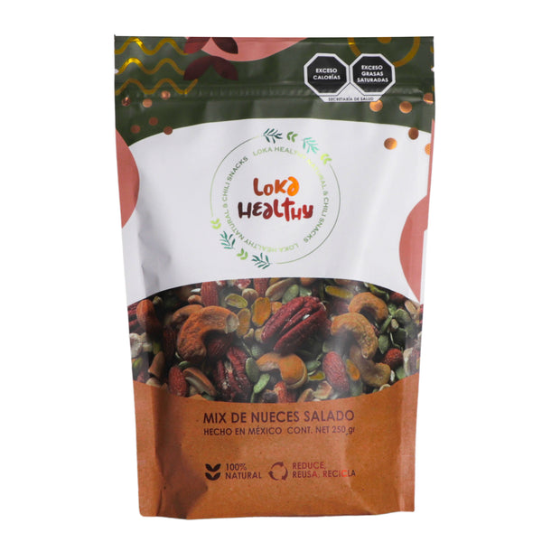 Mix de nueces salado 230g