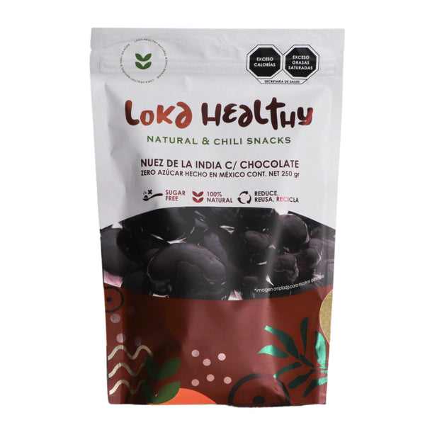 Nuez de la India con chocolate sin azúcar 230g