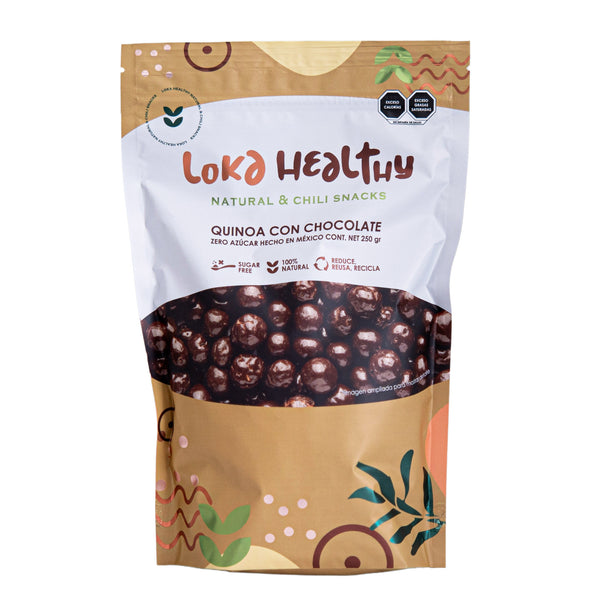 Quinoa inflada con chocolate sin azúcar 230g